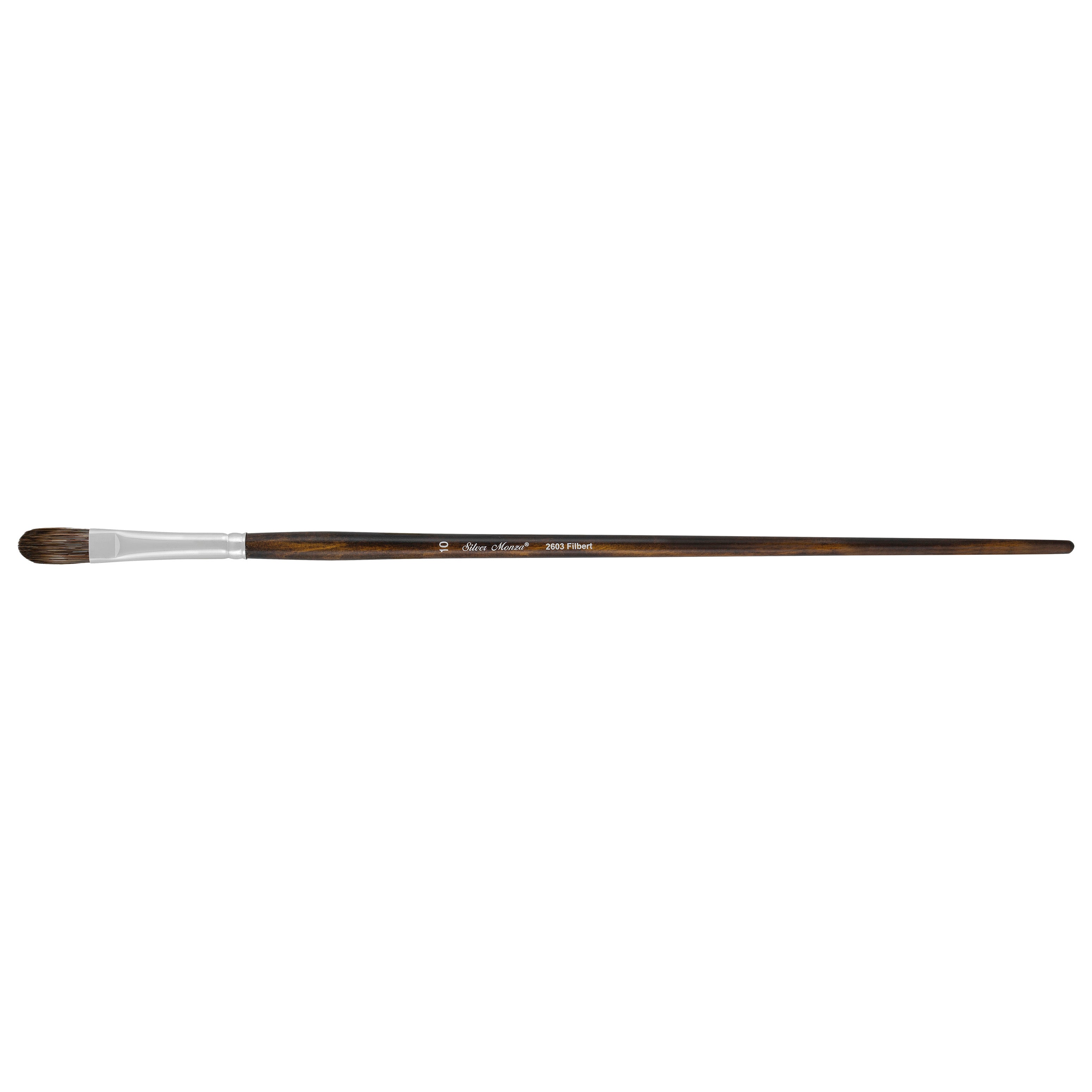 Monza® Filbert Paintbrush | Long Handle | 2603 - Size 10