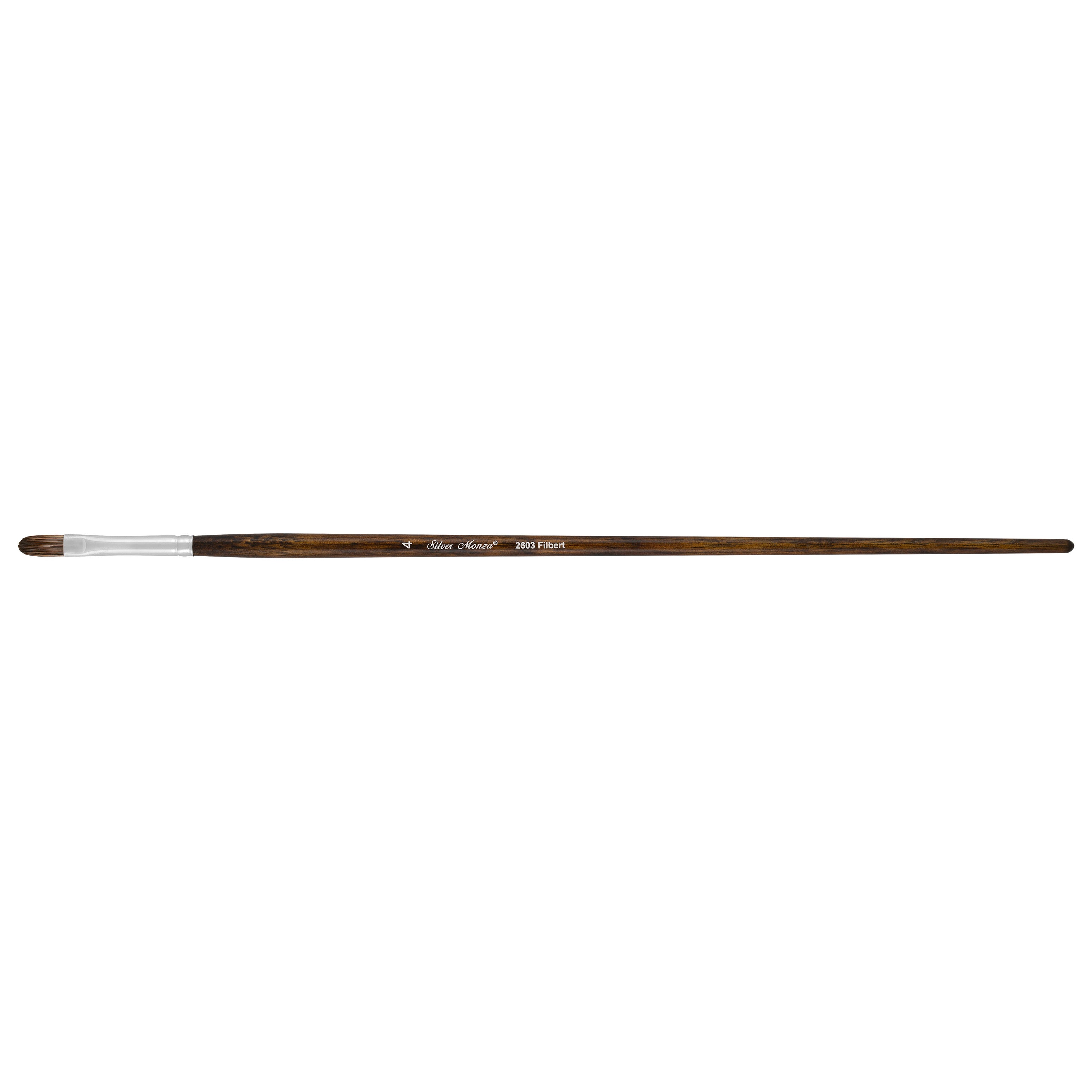 Monza® Filbert Paintbrush | Long Handle | 2603 - Size 4
