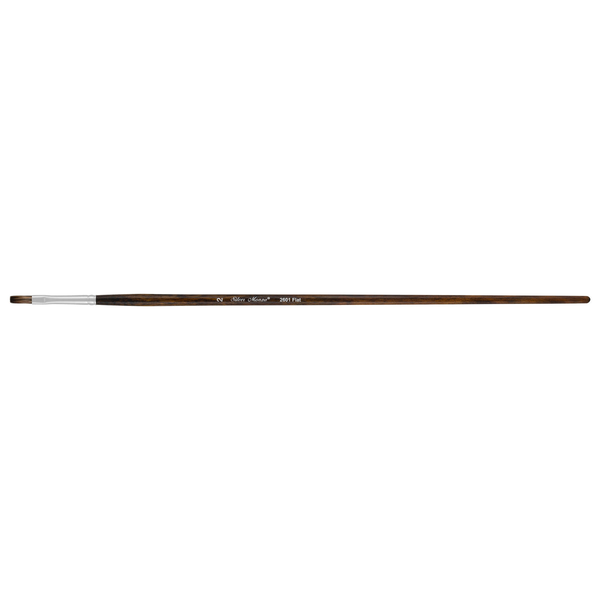 Monza® Flat Paintbrush | Long Handle | 2601 - Size 2