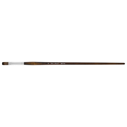 Monza® Flat Paintbrush | Long Handle | 2601 - Size 6