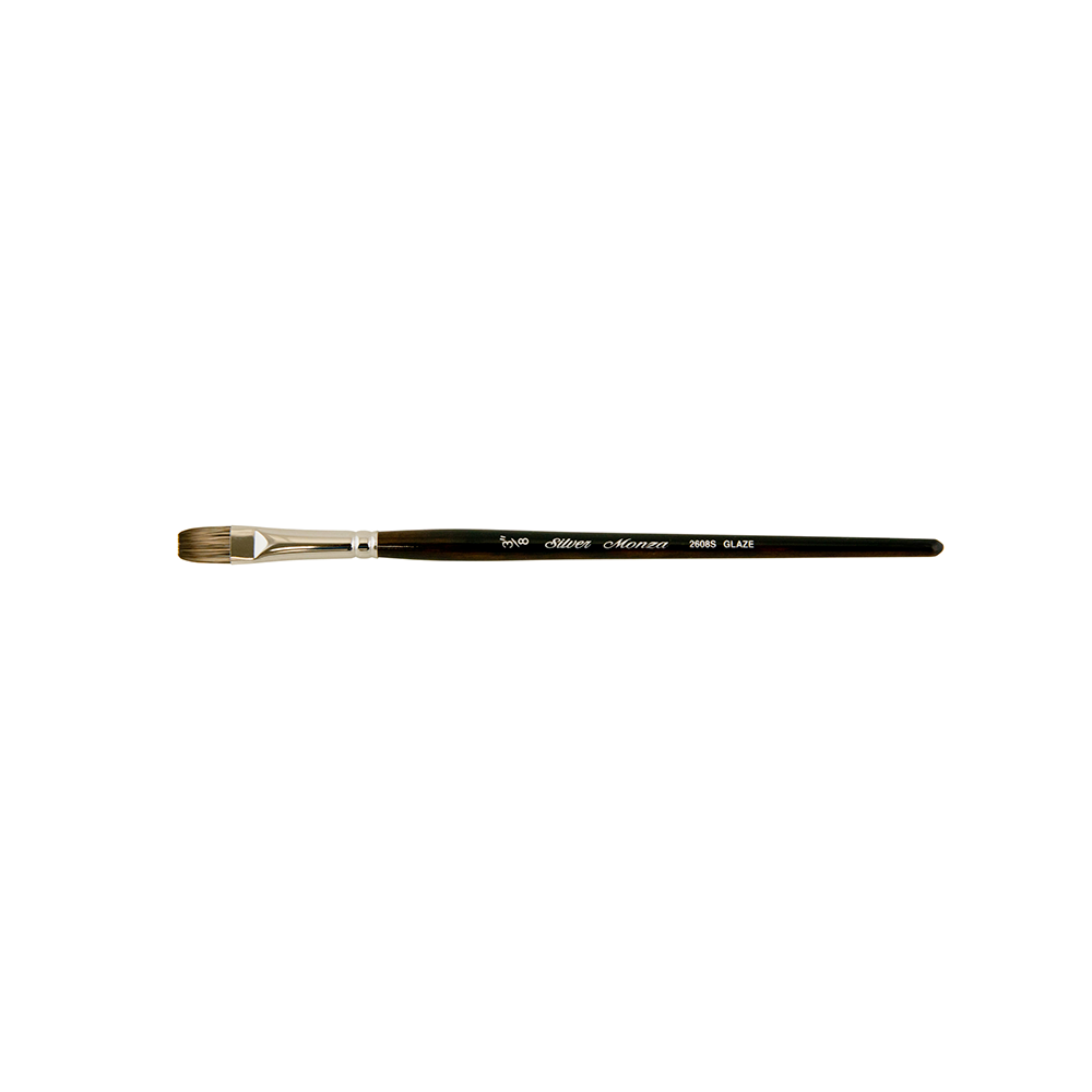 Monza® Glaze Brush Paintbrush | Short Handle | 2608S - Size 3/8 Inch