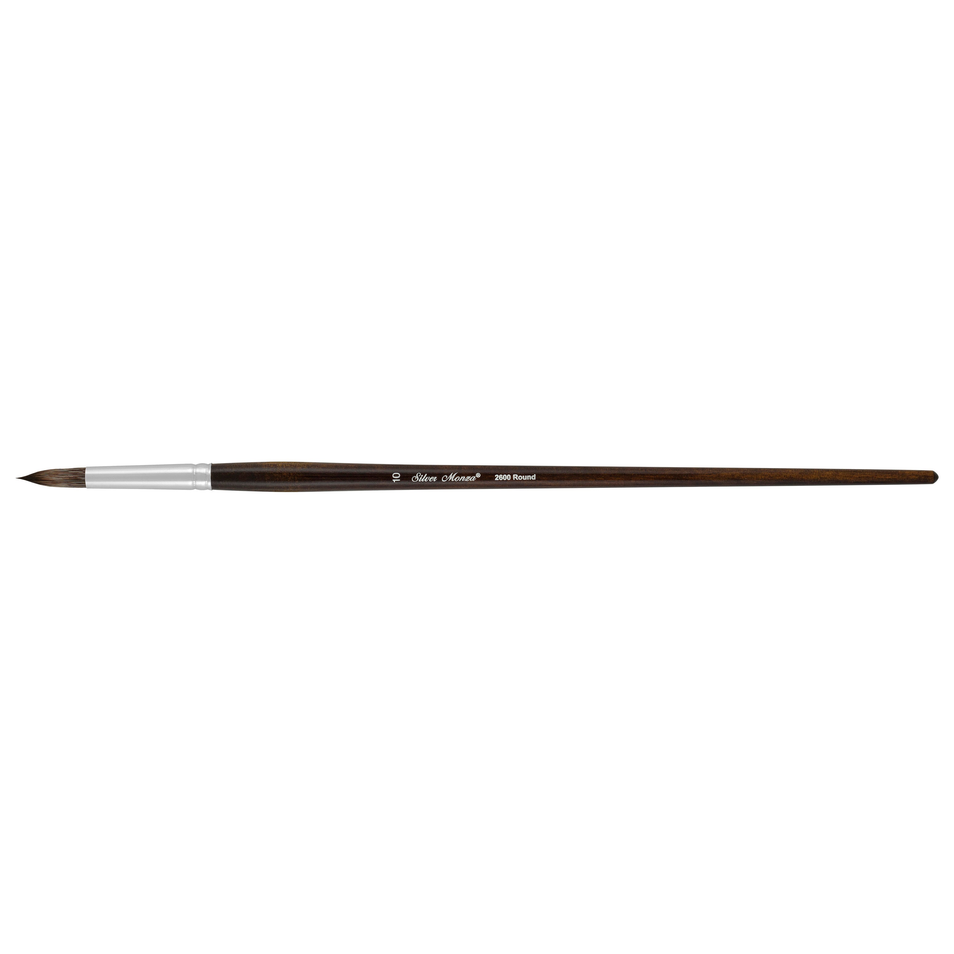 Monza® Round Paintbrush | Long Handle | 2600 - Size 10
