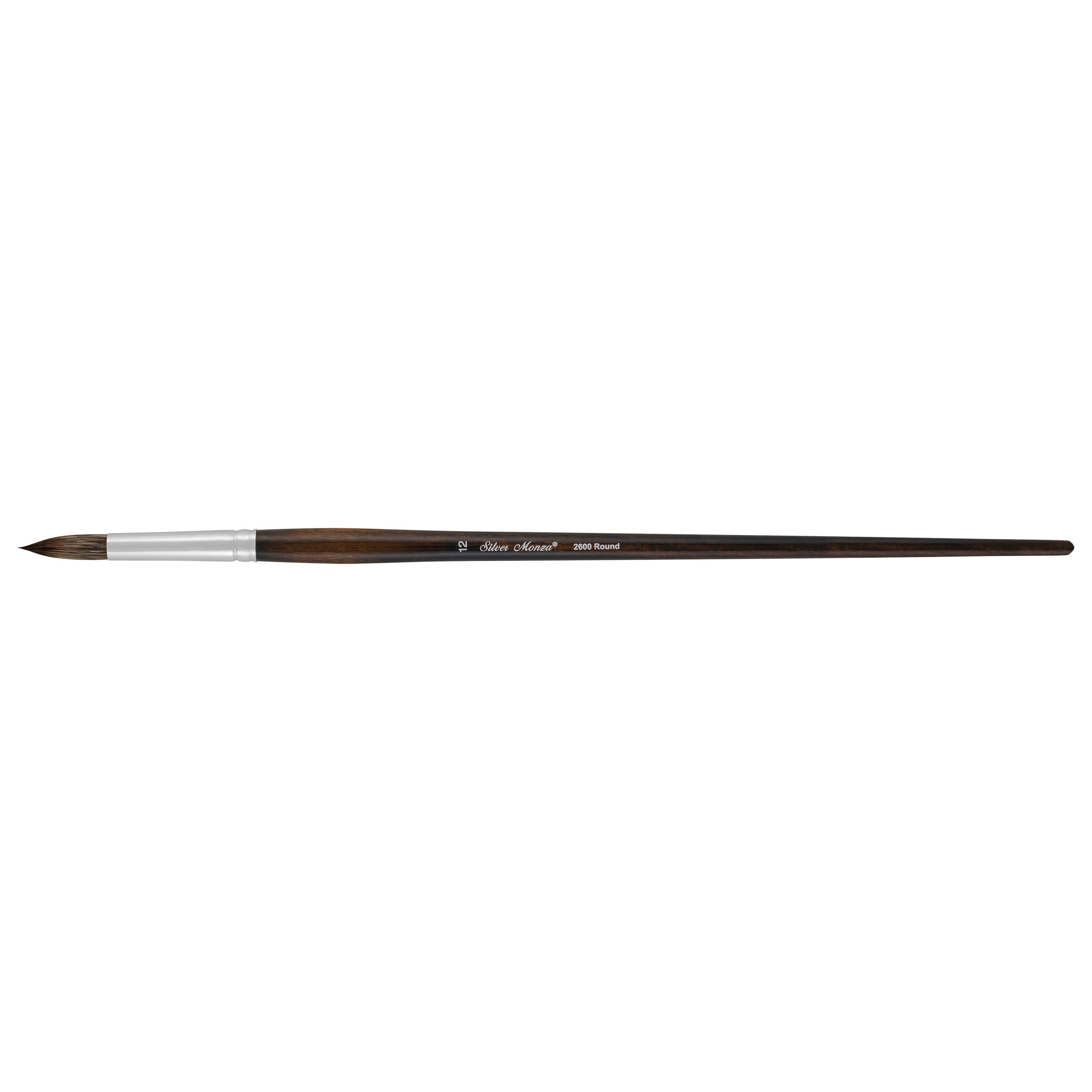 Monza® Round Paintbrush | Long Handle | 2600 - Size 12