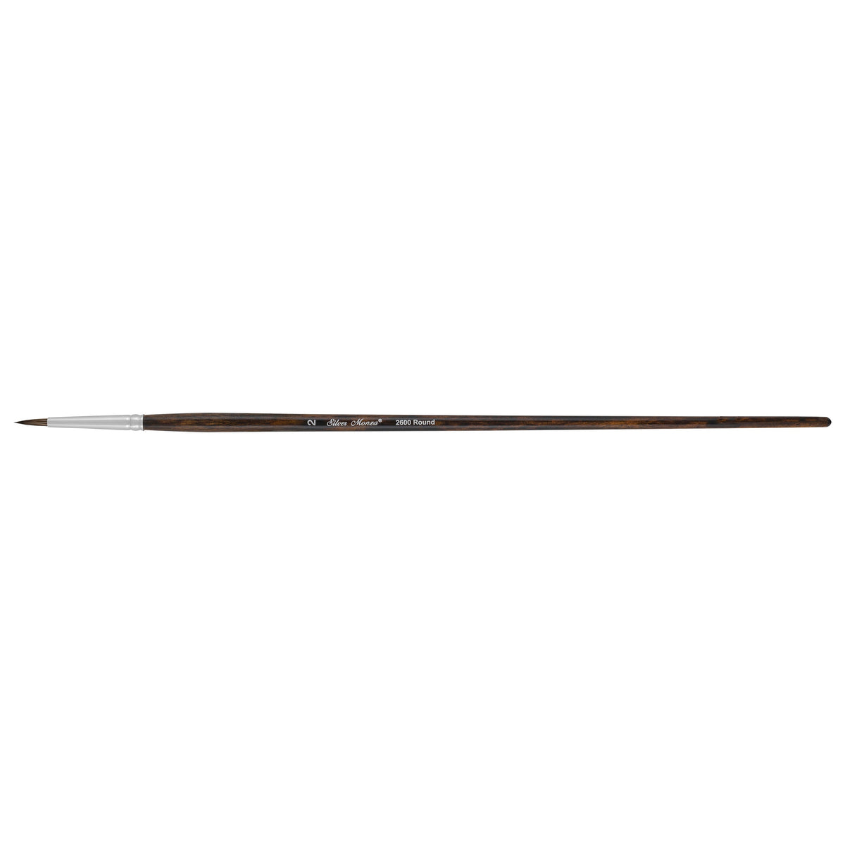 Monza® Round Paintbrush | Long Handle | 2600 - Size 2