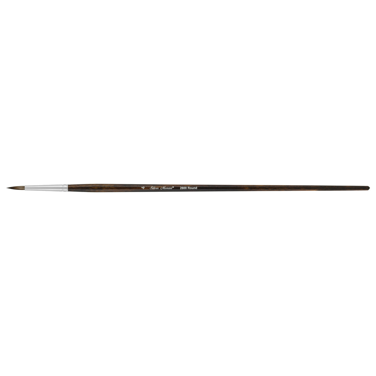 Monza® Round Paintbrush | Long Handle | 2600 - Size 4