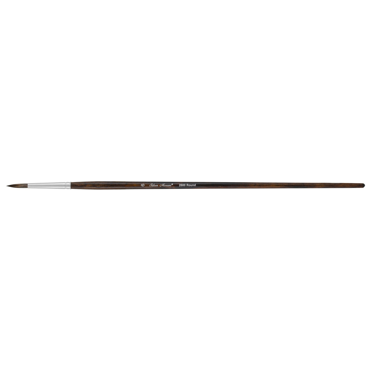 Monza® Round Paintbrush | Long Handle | 2600 - Size 6