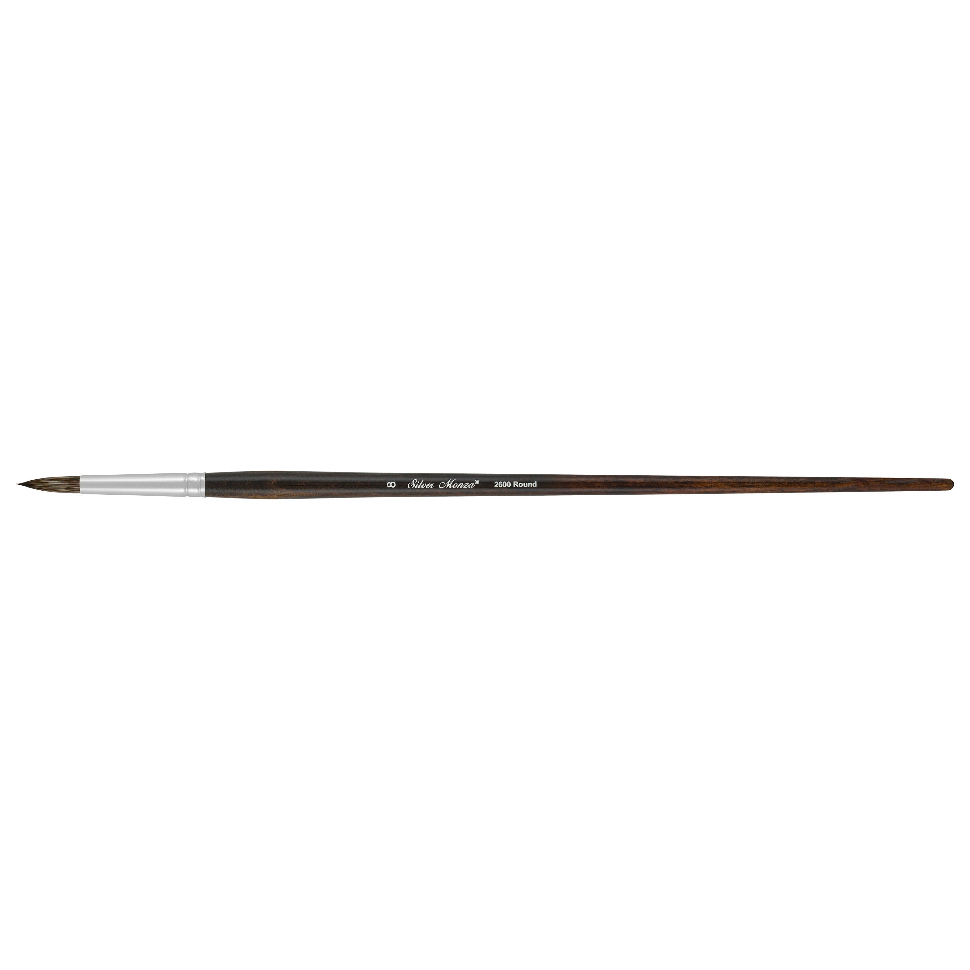 Monza® Round Paintbrush | Long Handle | 2600 - Size 8