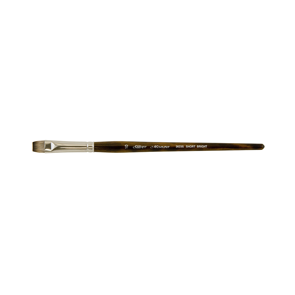 Monza® Short Bright Paintbrush | Short Handle | 2623S - Size 10