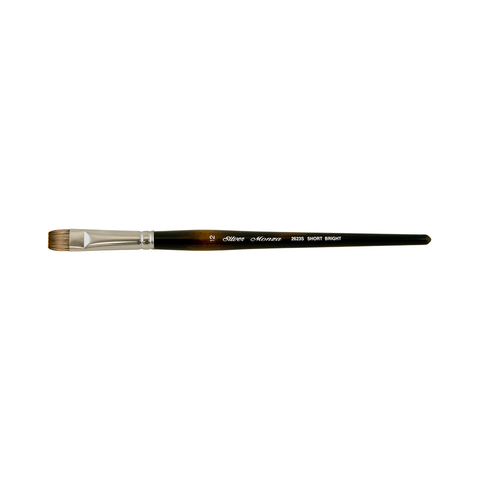 Monza® Short Bright Paintbrush | Short Handle | 2623S - Size 12
