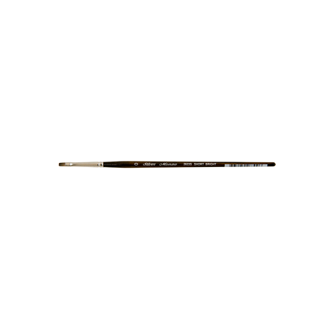 Monza® Short Bright Paintbrush | Short Handle | 2623S - Size