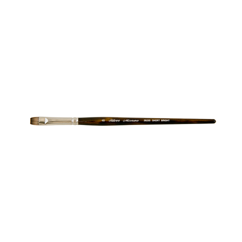 Monza® Short Bright Paintbrush | Short Handle | 2623S - Size 8