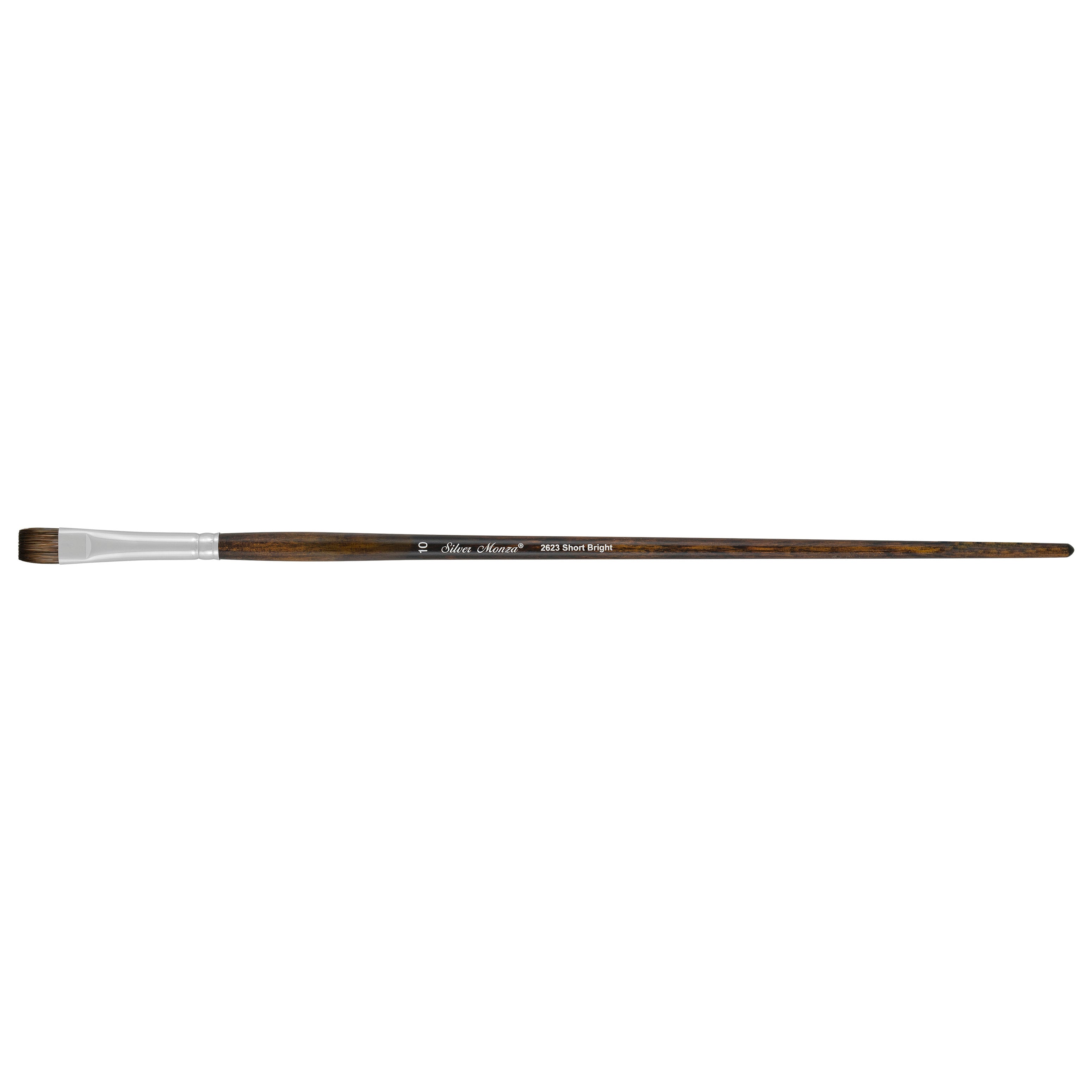Monza® Short Bright Paintbrush | Long Handle | 2623 - Size 10