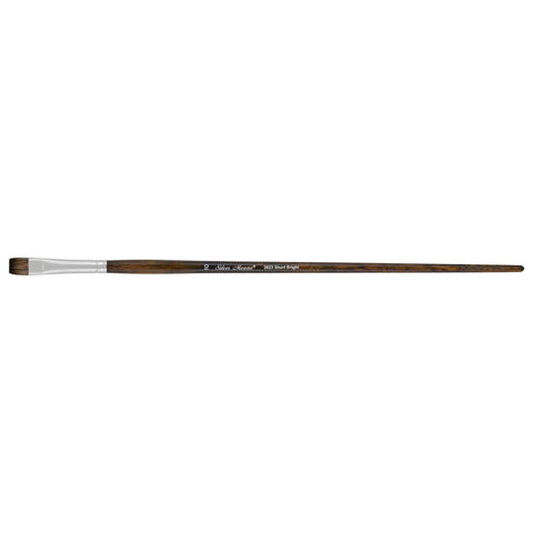 Monza® Short Bright Paintbrush | Long Handle | 2623 - Size 10