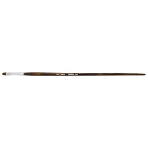Monza® Short Bright Paintbrush | Long Handle | 2623 - Size 4