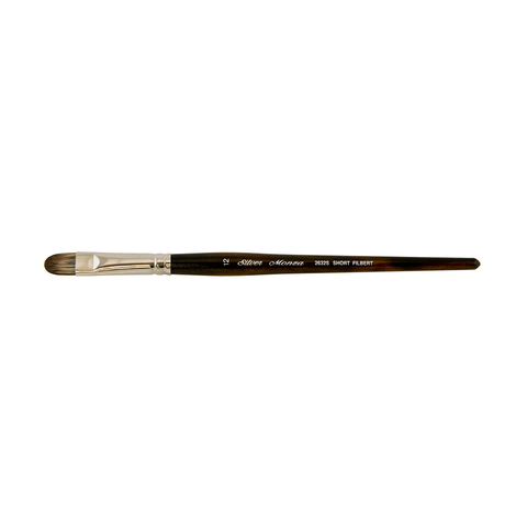 Monza® Short Filbert Paintbrush | Short Handle | 2632S - Size 12