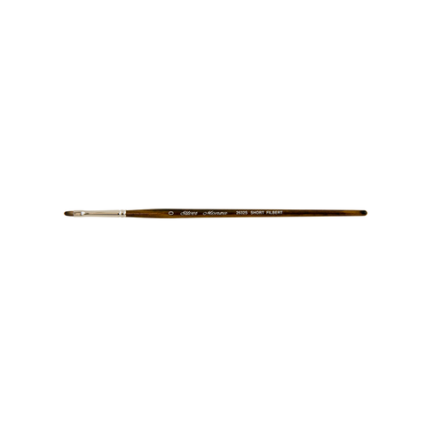 Monza® Short Filbert Paintbrush | Short Handle | 2632S - Size