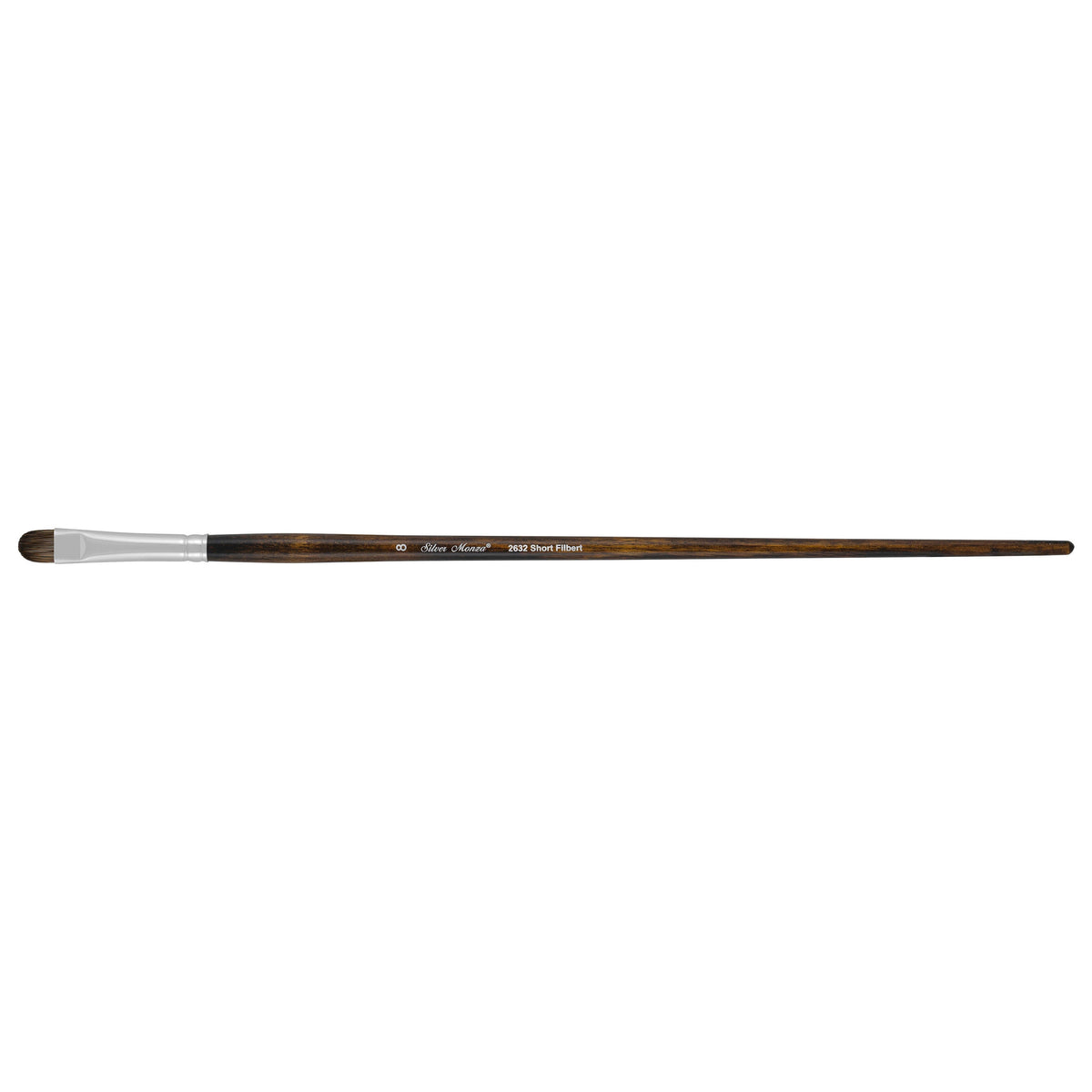 Monza® Short Filbert Paintbrush | Long Handle | 2632 - Size 8