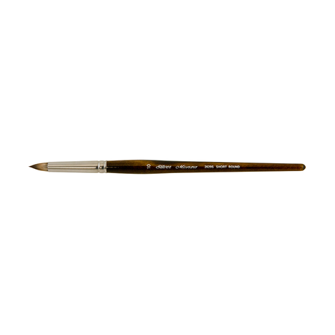 Monza® Short Round Paintbrush | Short Handle | 2629S - Size 10