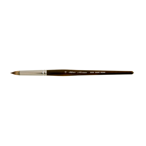 Monza® Short Round Paintbrush | Short Handle | 2629S - Size 12