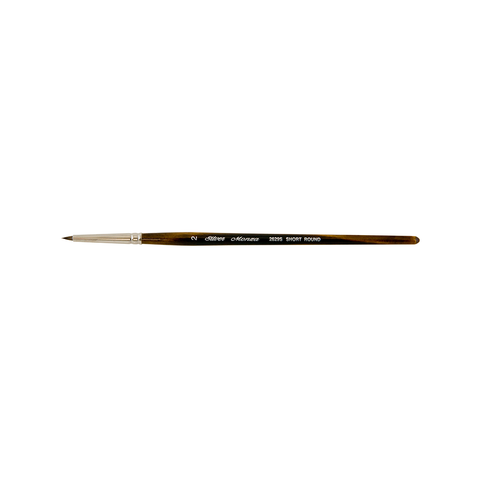 Monza® Short Round Paintbrush | Short Handle | 2629S - Size 2
