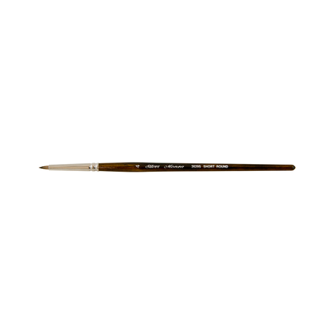 Monza® Short Round Paintbrush | Short Handle | 2629S - Size 4