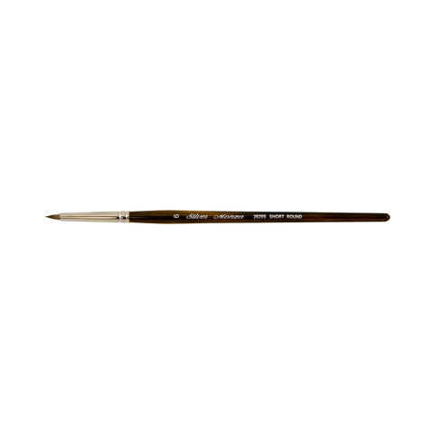 Monza® Short Round Paintbrush | Short Handle | 2629S - Size 6