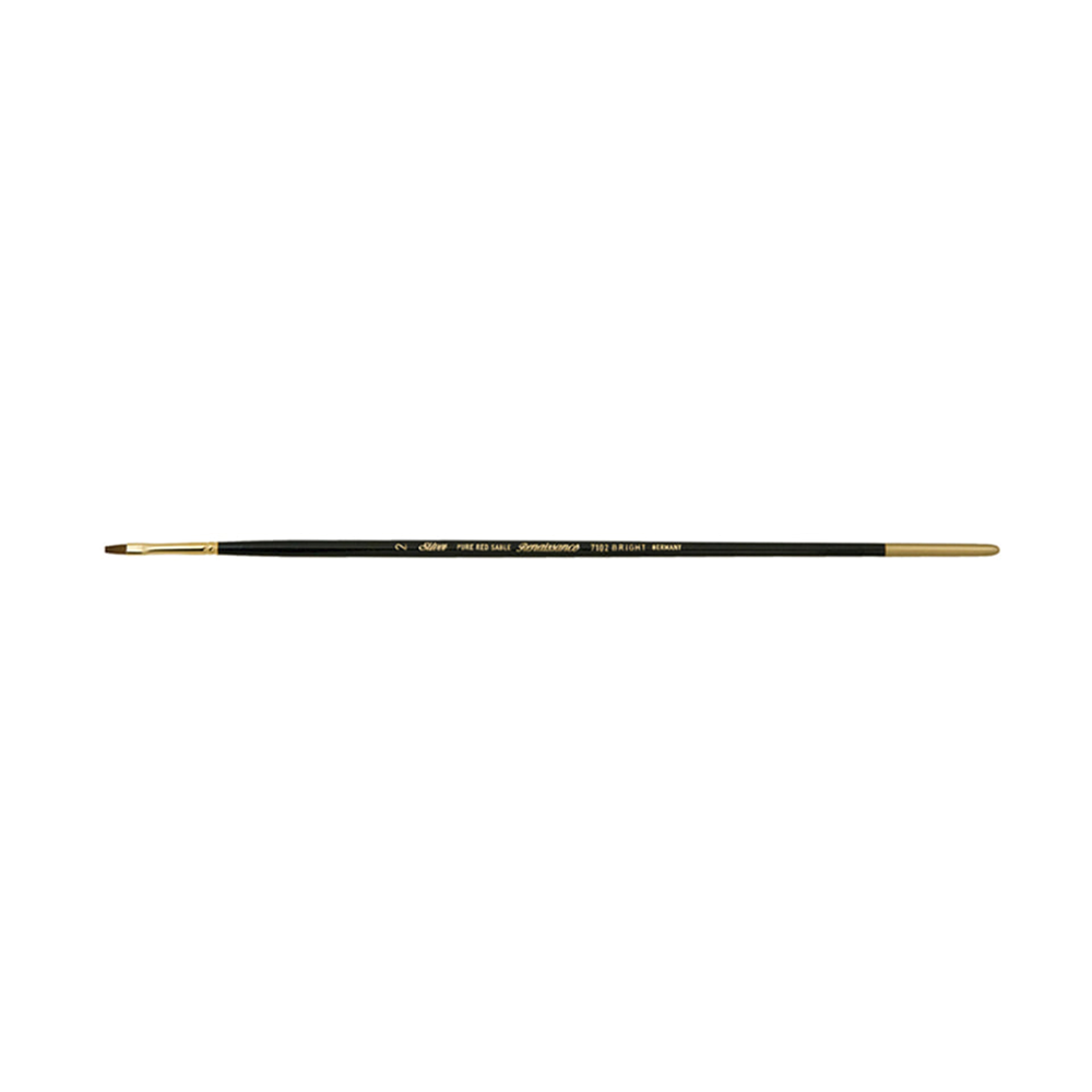 Renaissance® Bright Paintbrush | Long Handle | 7102 - Size 2