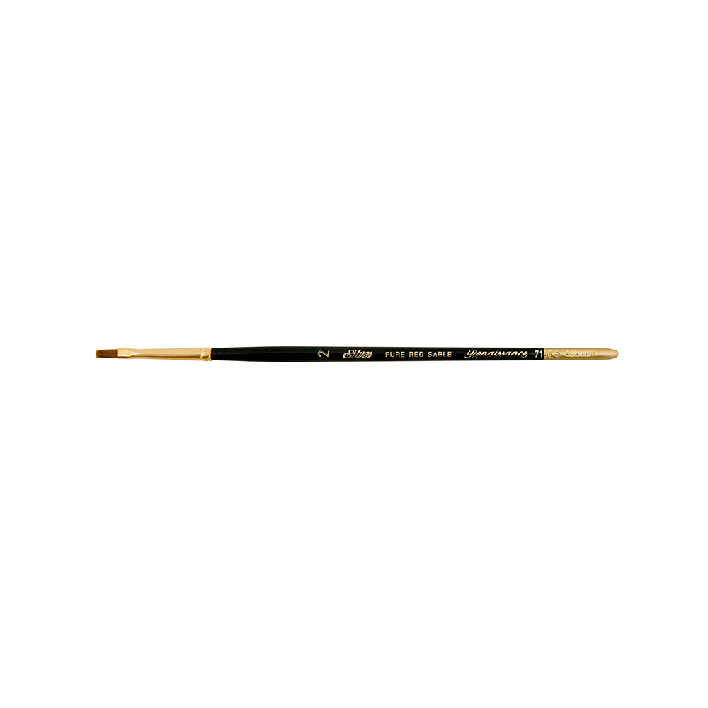 Renaissance® Bright Paintbrush | Short Handle | 7102S - Size 2