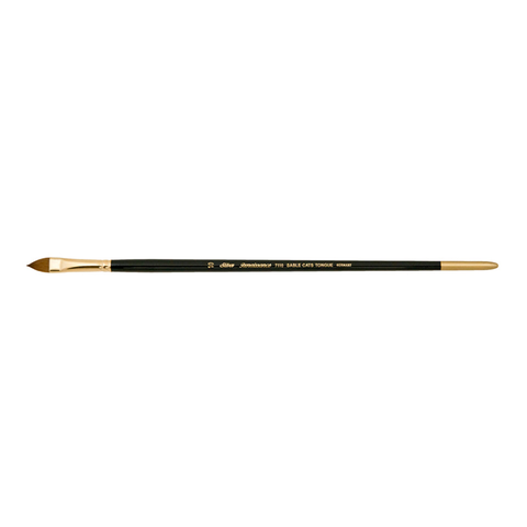 Renaissance® Cats Tongue Paintbrush | Long Handle | 7110 - Size 10