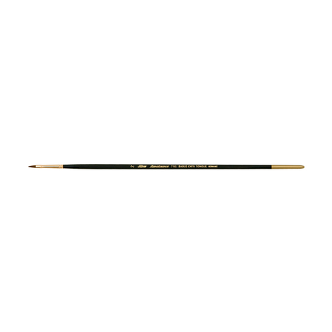 Renaissance® Cats Tongue Paintbrush | Long Handle | 7110 - Size 2