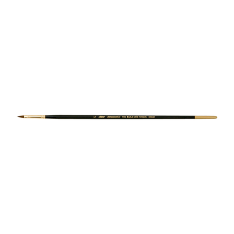 Renaissance® Cats Tongue Paintbrush | Long Handle | 7110 - Size 4