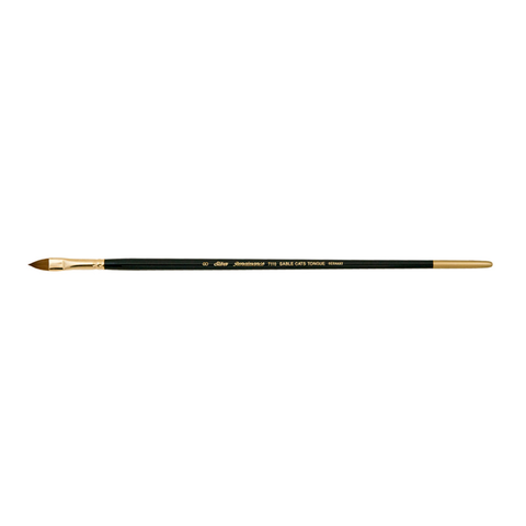 Renaissance® Cats Tongue Paintbrush | Long Handle | 7110 - Size 8