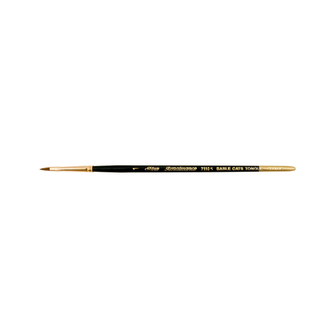 Renaissance® Cats Tongue Paintbrush | Short Handle | 7110S - Size 1