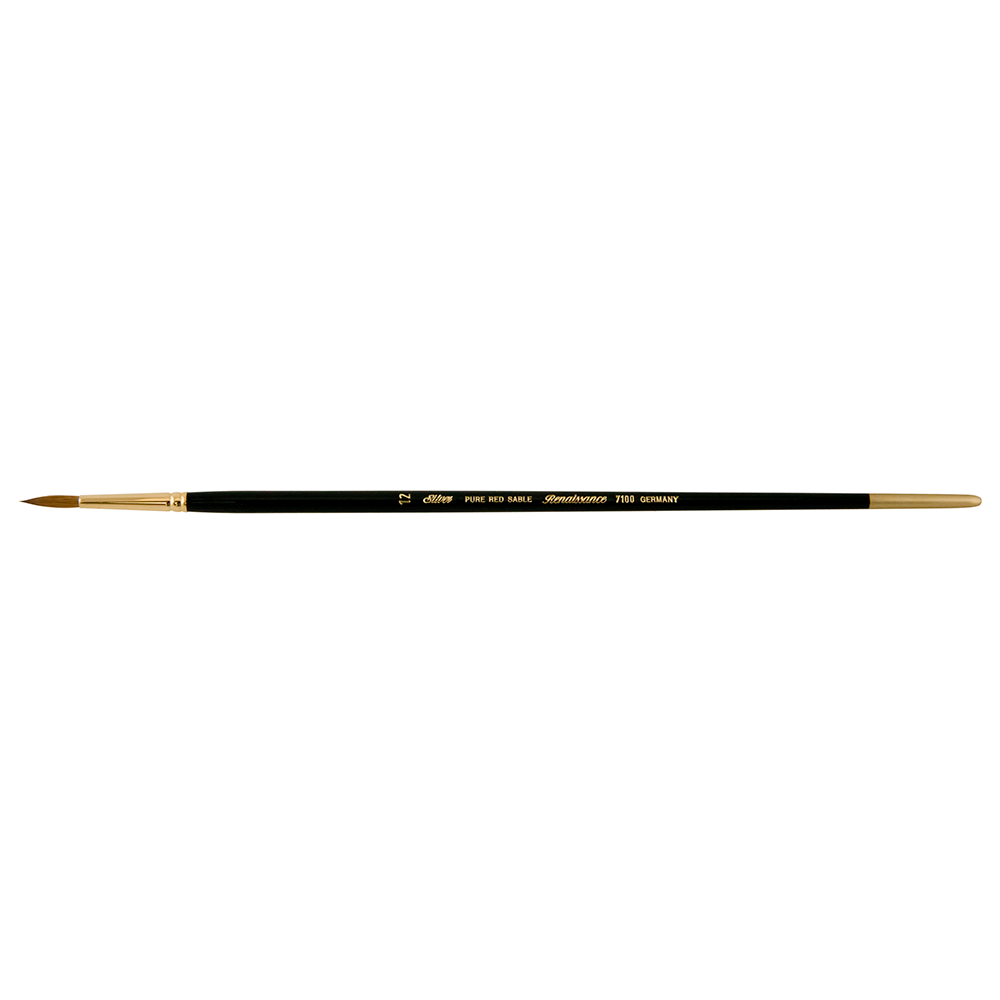 Renaissance® Round Paintbrush | Long Handle | 7100 - Size 12