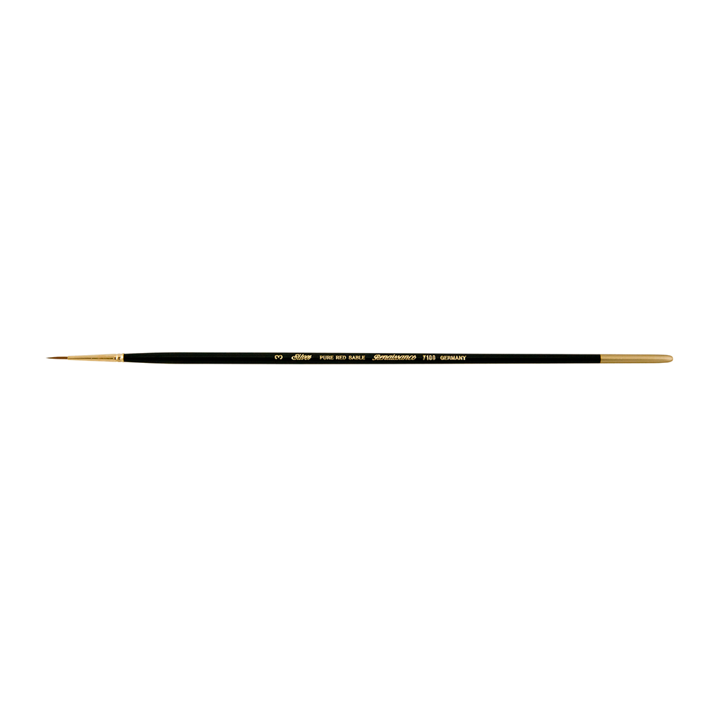 Renaissance® Round Paintbrush | Long Handle | 7100 - Size 3