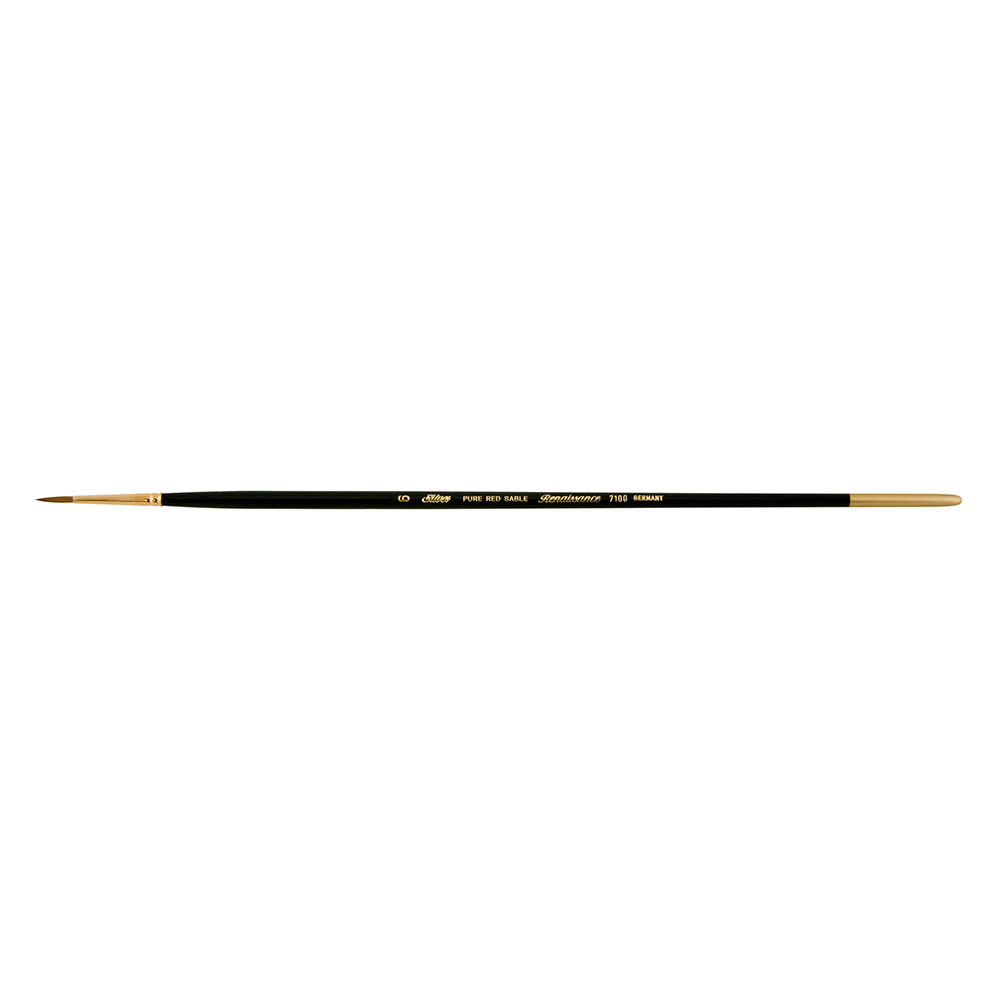 Renaissance® Round Paintbrush | Long Handle | 7100 - Size 6