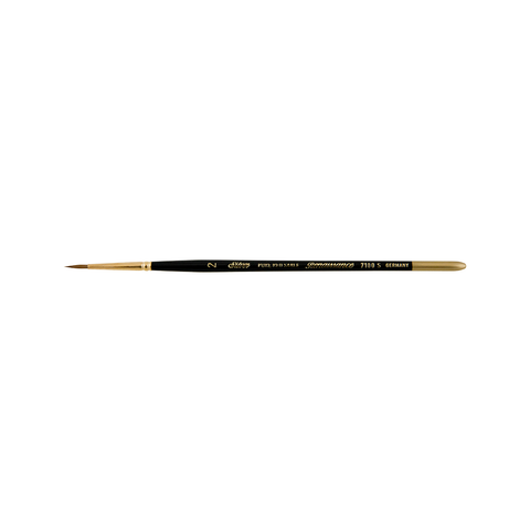 Renaissance® Round Paintbrush | Short Handle | 7100S - Size 1