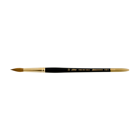 Renaissance® Round Paintbrush | Short Handle | 7100S - Size 10