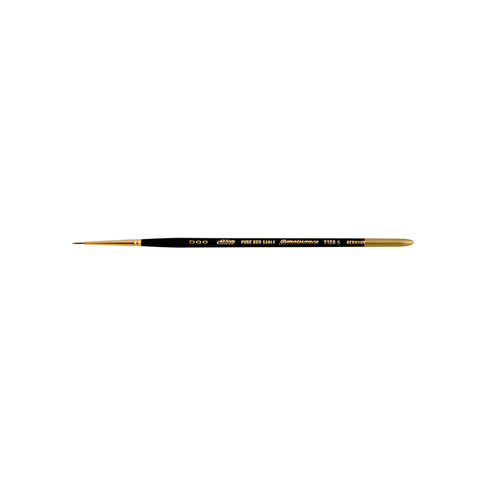 Renaissance® Round Paintbrush | Short Handle | 7100S - Size 2