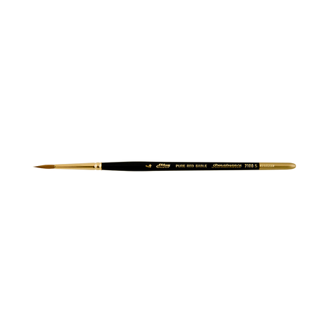 Renaissance® Round Paintbrush | Short Handle | 7100S - Size 4