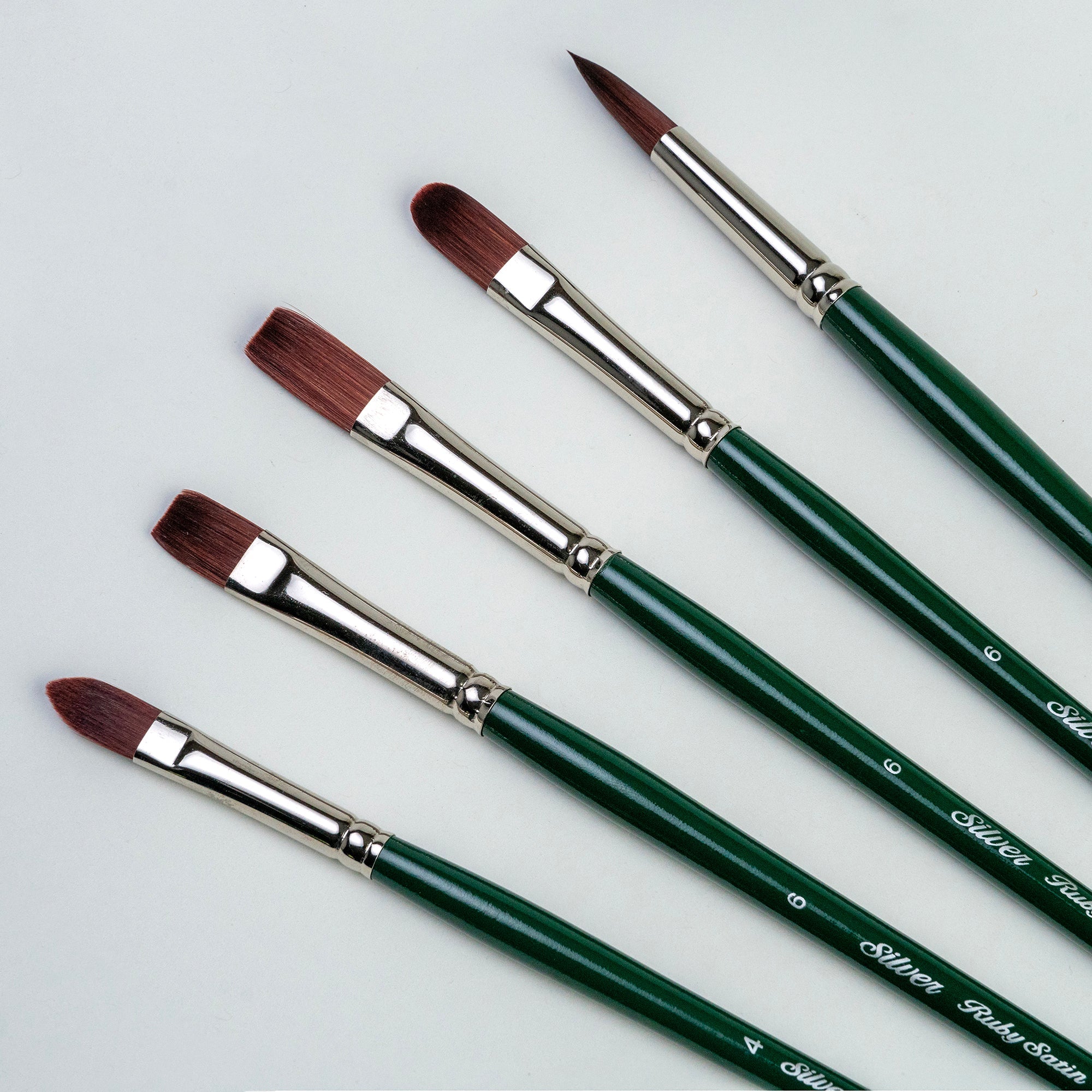 Ruby Satin® 5pc Variety Set | Long Handle | RS-2596 - Size 6 Variety Set