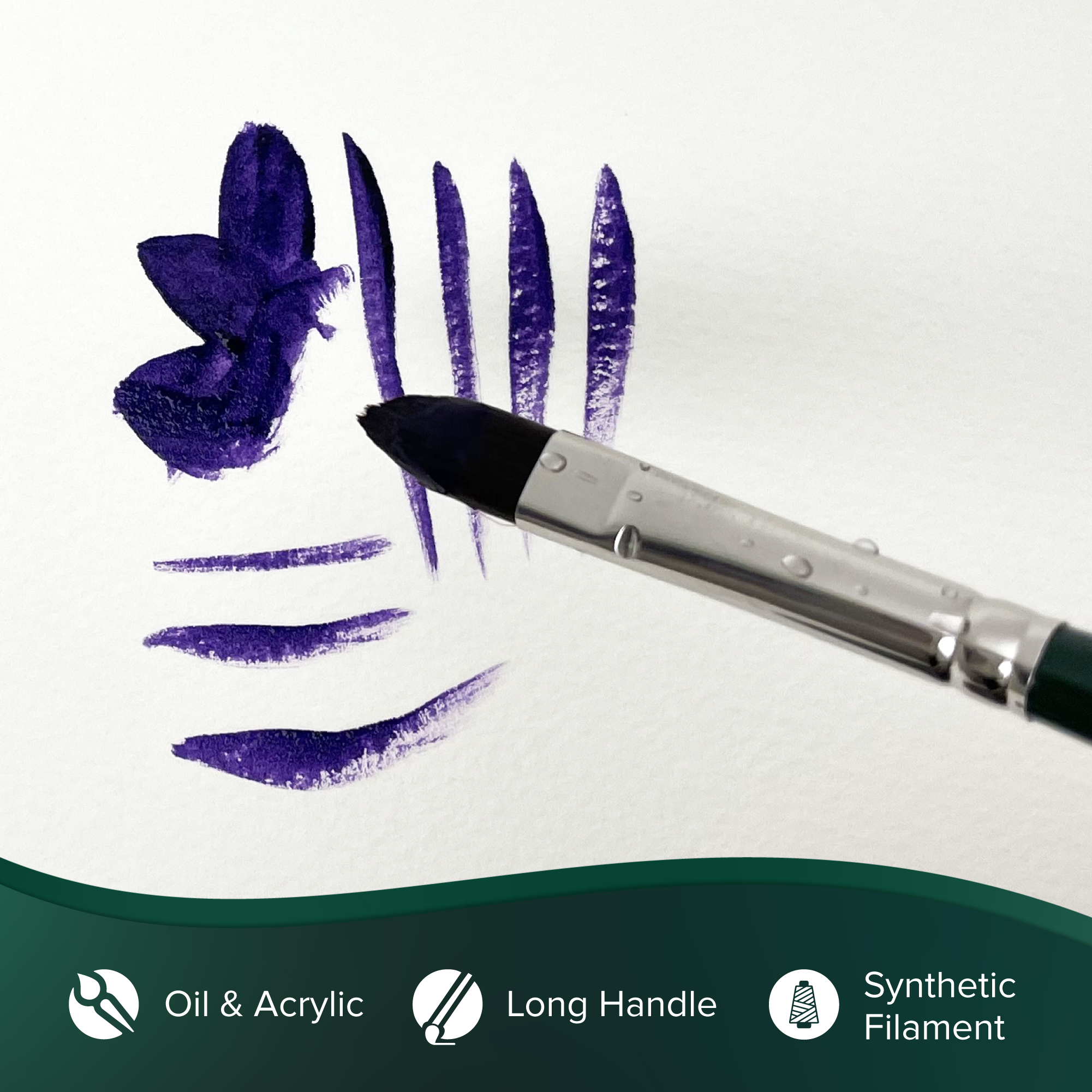 Ruby Satin® 5pc Variety Set | Long Handle | RS-2596 - Size 6 Variety Set