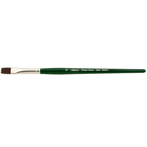 Ruby Satin® Bright Paintbrush | Short Handle | 2502S - Size 10
