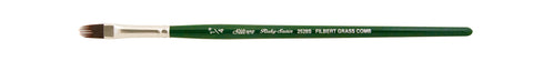 Ruby Satin® Filbert Comb Paintbrush | Short Handle | 2528S - Size 1/4 Inch