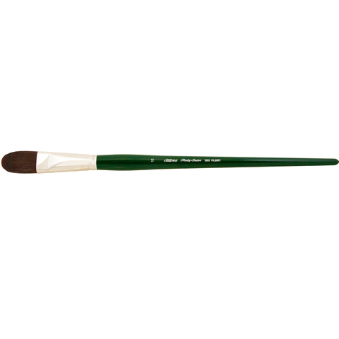 Ruby Satin® Filbert Paintbrush | Long Handle | 2503 - Size 12