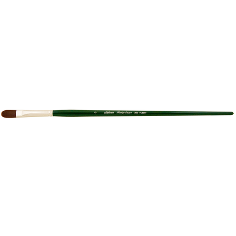 Ruby Satin® Filbert Paintbrush | Long Handle | 2503 - Size 6
