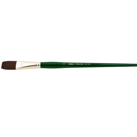 Ruby Satin® Flat Paintbrush | Long Handle | 2501 - Size 12