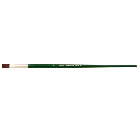 Ruby Satin® Flat Paintbrush | Long Handle | 2501 - Size 4