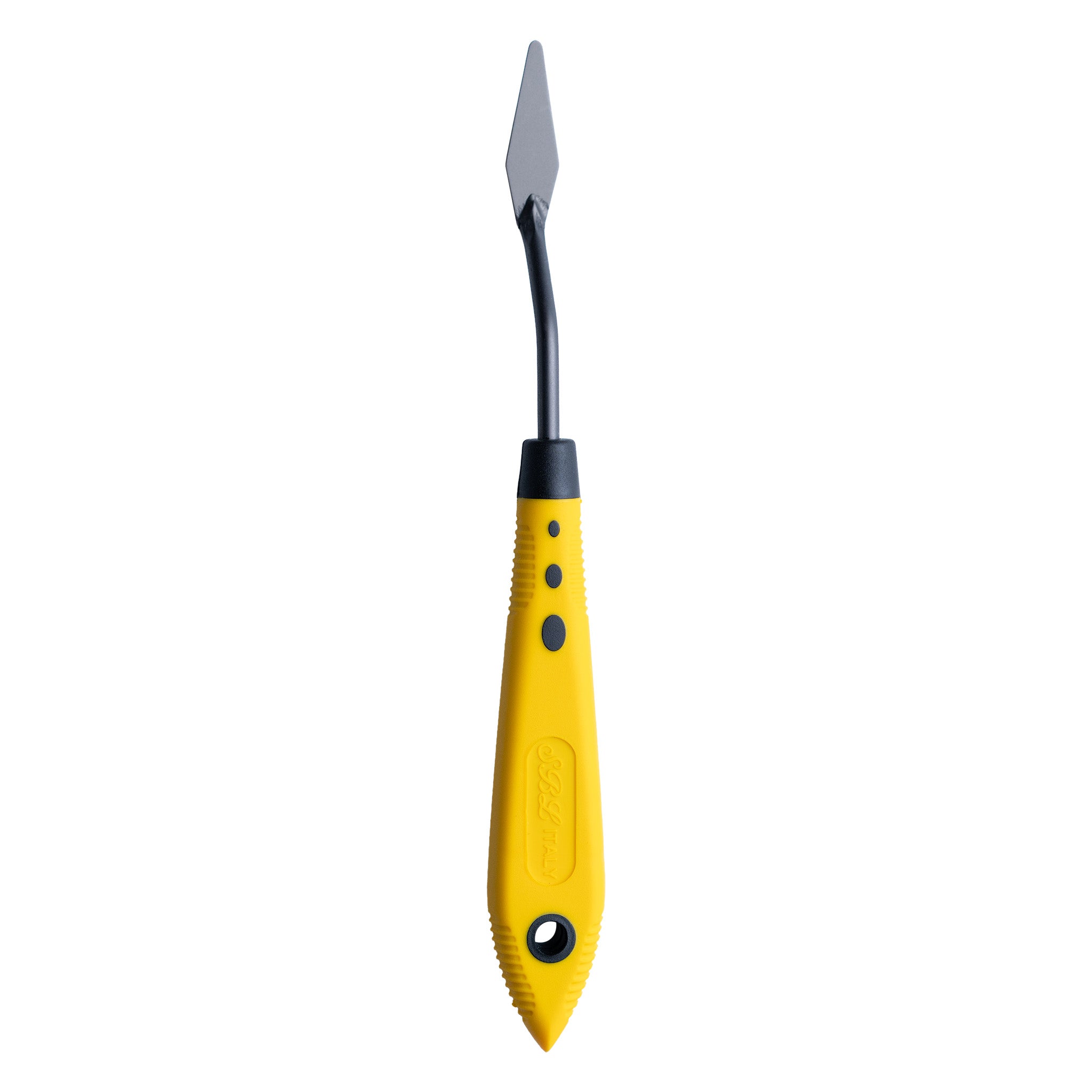 SBL #B41 Matte Black Palette Painting Knife - The Fine Artist-Blade | Yellow Handle | 9441