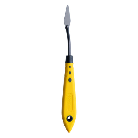 SBL #B41 Matte Black Palette Painting Knife - The Fine Artist-Blade | Yellow Handle | 9441